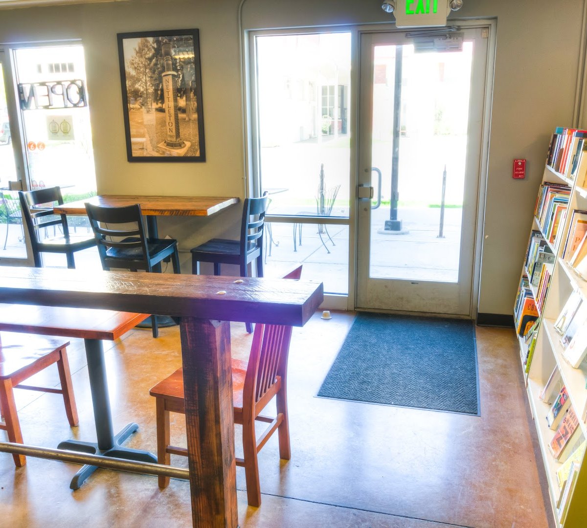 Interior of Indaba Coffee, specialty coffee shop in Spokane