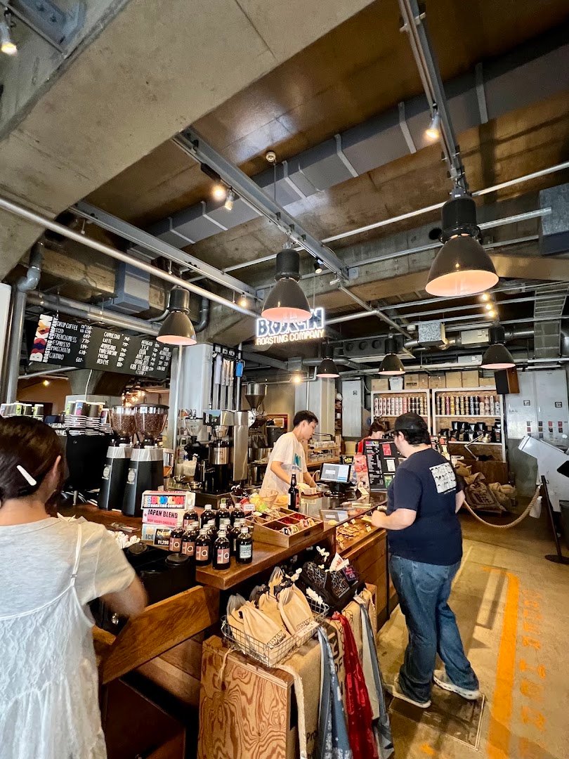 Interior of Brooklyn Roasting Company Namba, specialty coffee shop in Osaka