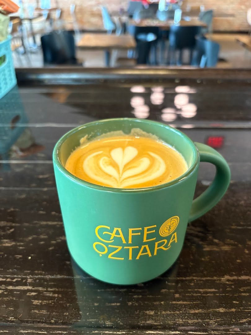 Coffee at Cafe Oztara, specialty coffee shop in Indianapolis