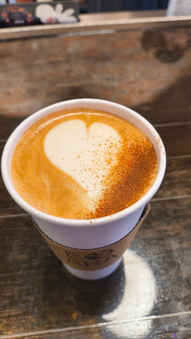Coffee at Cafe Oztara, specialty coffee shop in Indianapolis