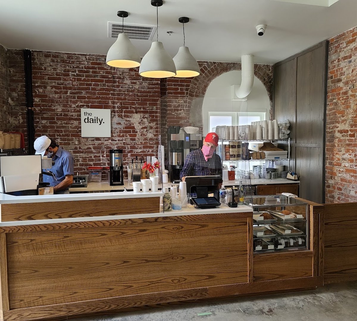 Interior of the daily., specialty coffee shop in Philadelphia