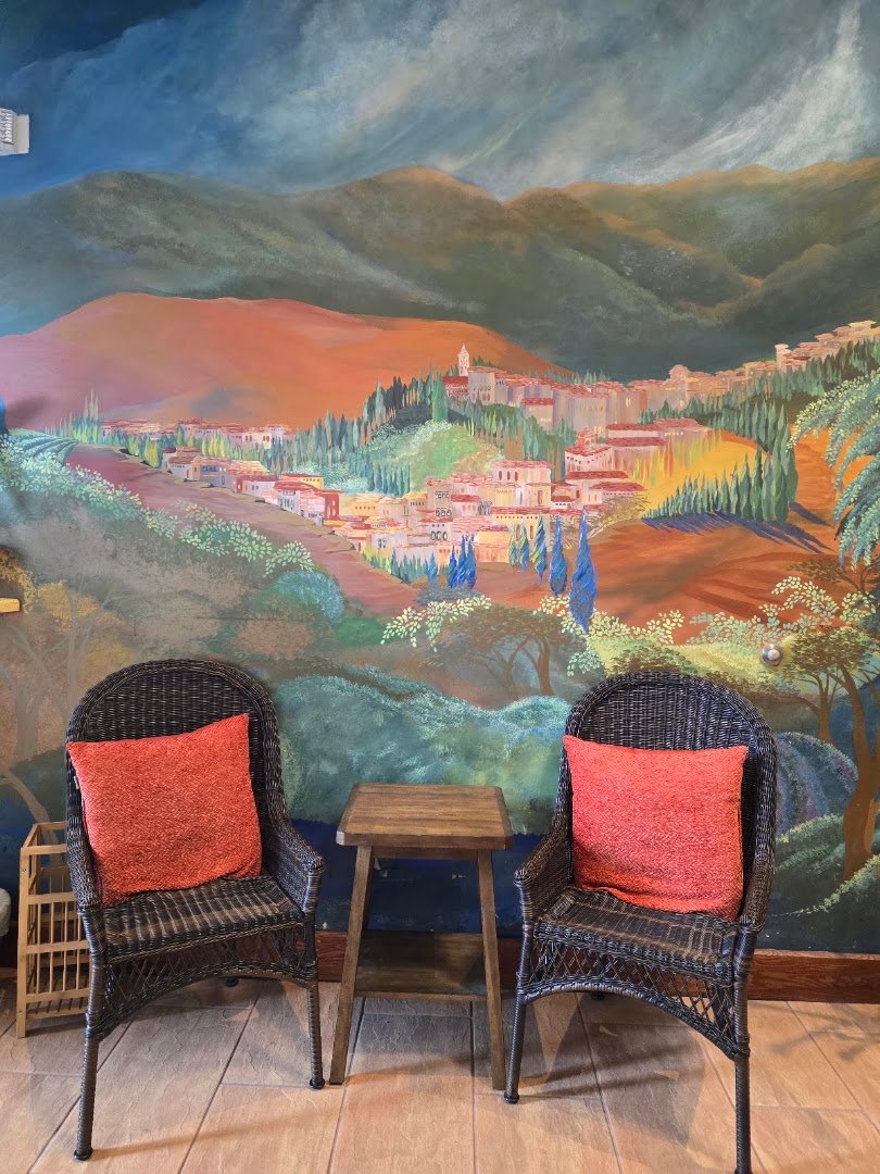 Interior of The Waterfront Cafe, specialty coffee shop in Ithaca