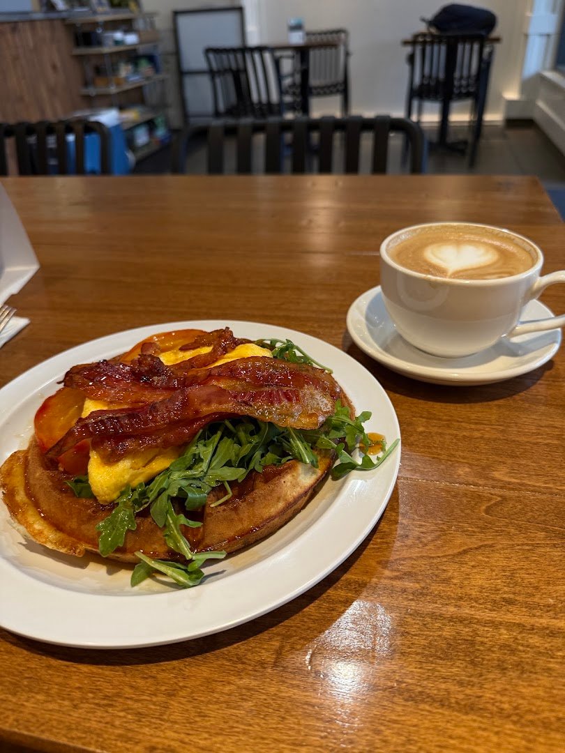 Coffee at Goodland Waffles and Melts, specialty coffee shop in Santa Barbara