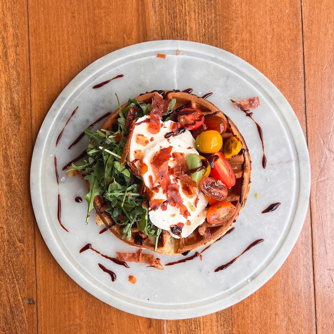 Food at Goodland Waffles and Melts, specialty coffee shop in Santa Barbara