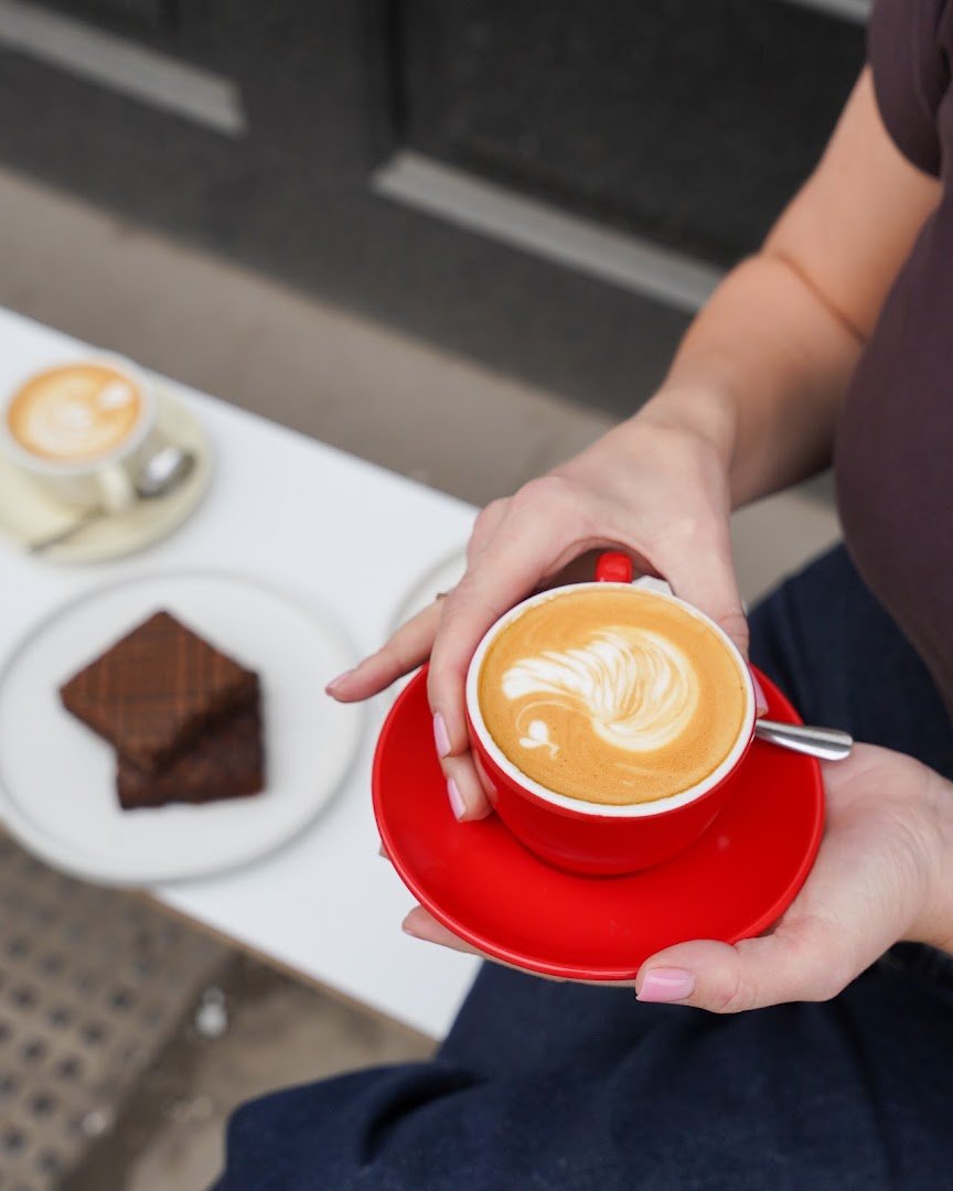 Coffee at Urban Café, specialty coffee shop in Prague