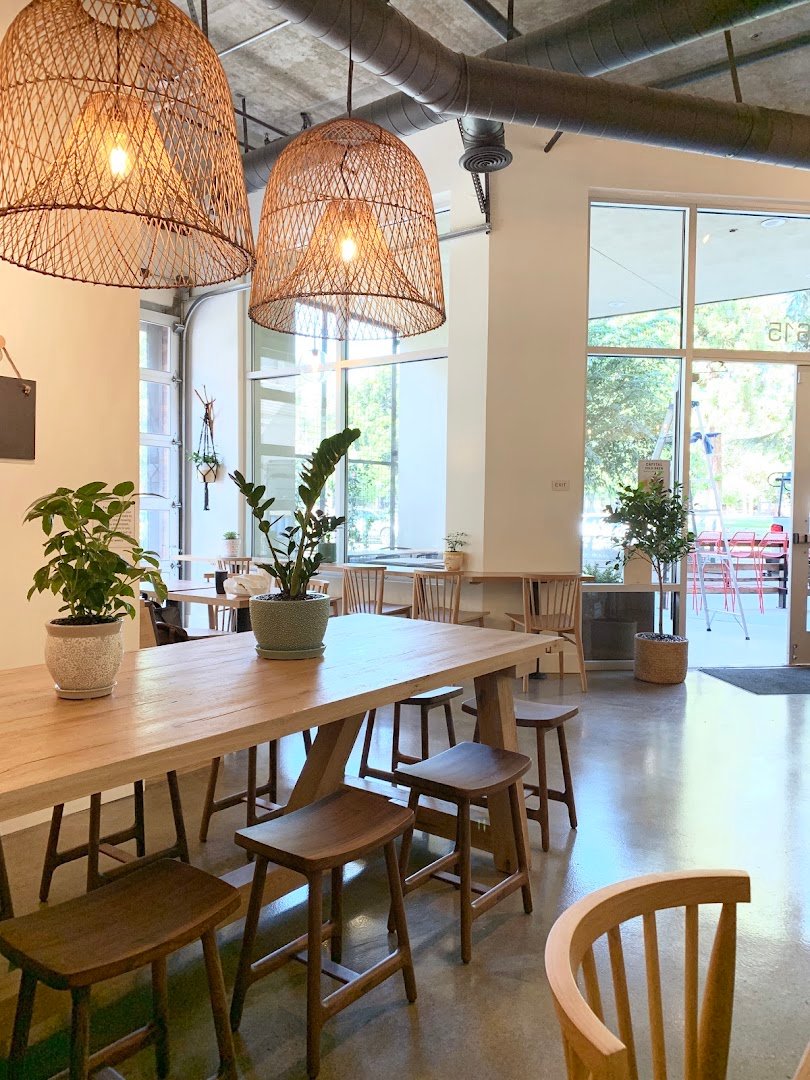 Interior of Temple Coffee Roasters, specialty coffee shop in Sacramento