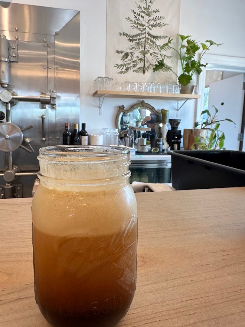 Interior of Emilie's Coffee House & Wine Bar, specialty coffee shop in Cleveland