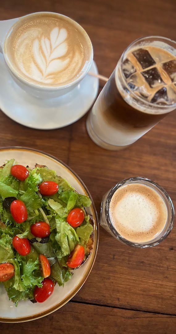 Coffee at Emilie's Coffee House & Wine Bar, specialty coffee shop in Cleveland