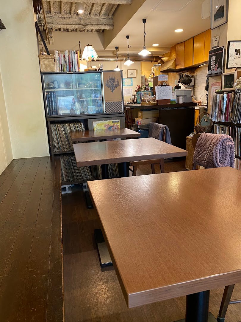 Interior of COFFEE & ROASTER 2-3, specialty coffee shop in Tokyo