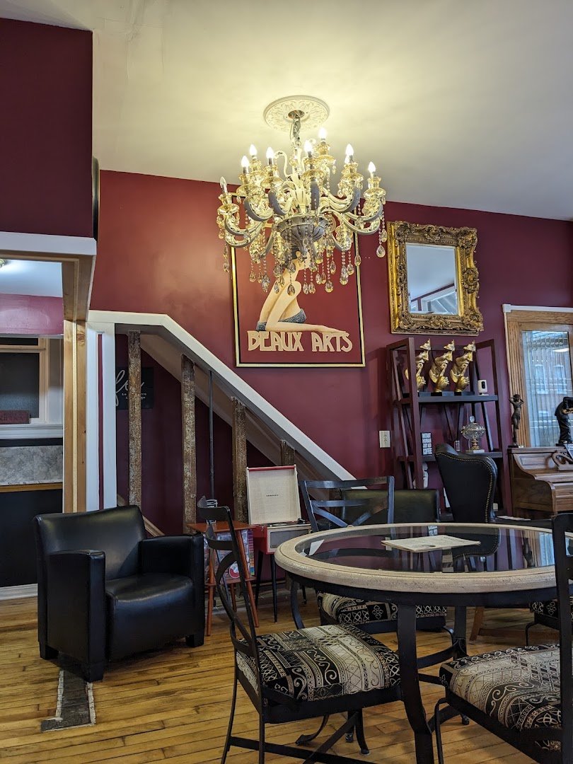 Interior of Speakeasy Café, specialty coffee shop in St. Louis