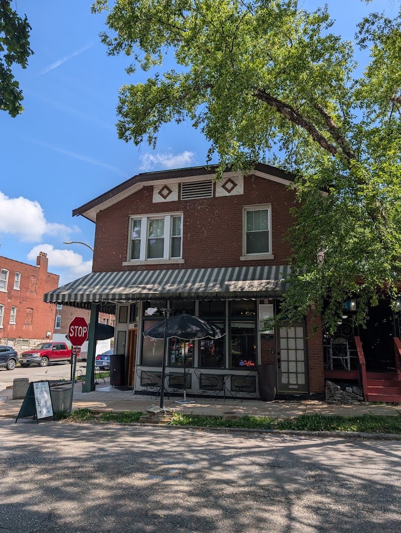 Storefront of Speakeasy Café, specialty coffee shop in St. Louis
