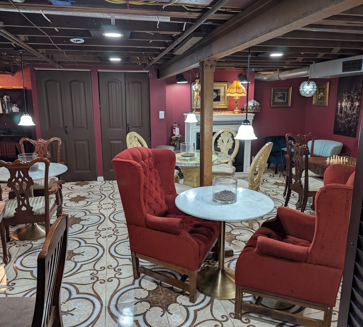 Interior of Speakeasy Café, specialty coffee shop in St. Louis