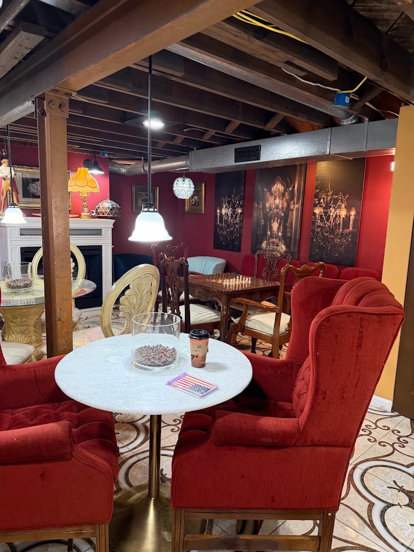 Interior of Speakeasy Café, specialty coffee shop in St. Louis