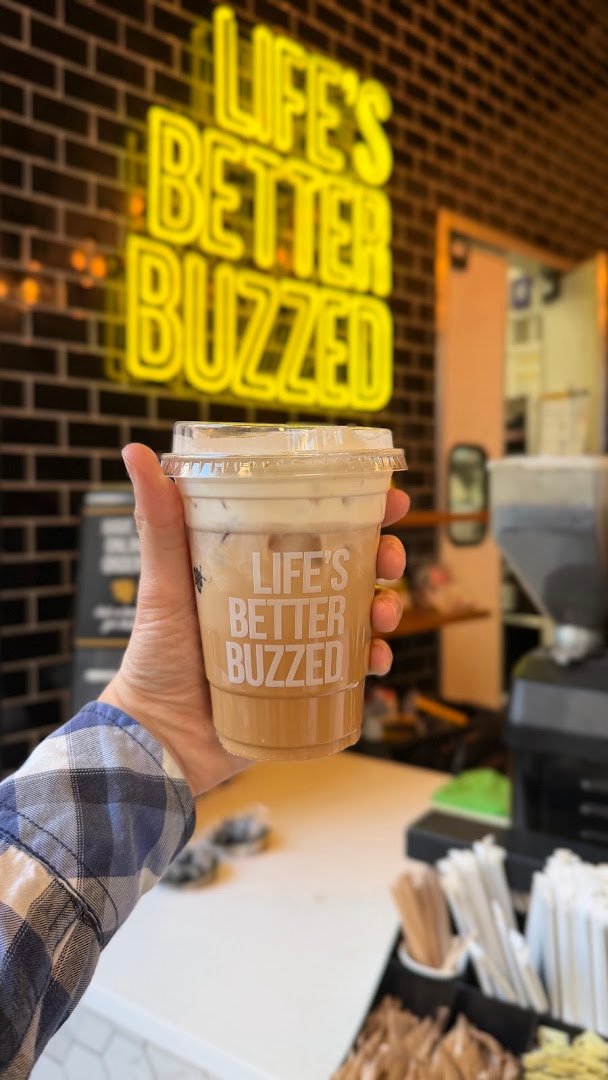 Coffee at Better Buzz Coffee Fashion Valley, specialty coffee shop in San Diego