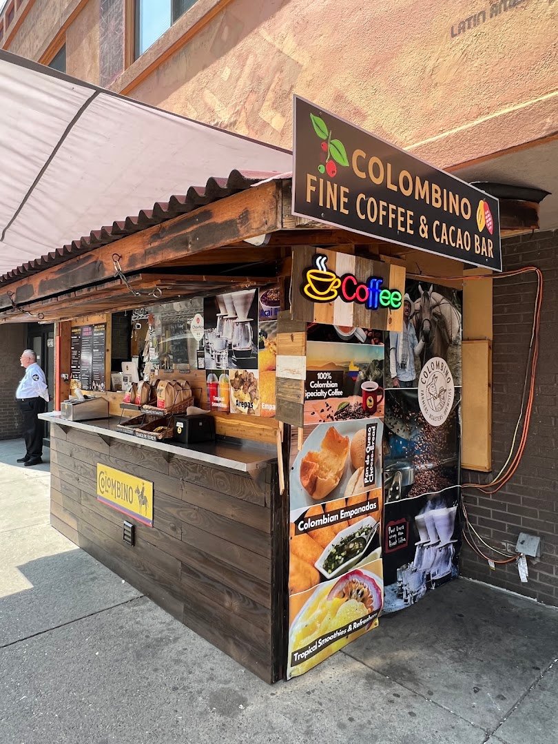 Storefront of COLOMBINO Coffee, specialty coffee shop in Pittsburgh