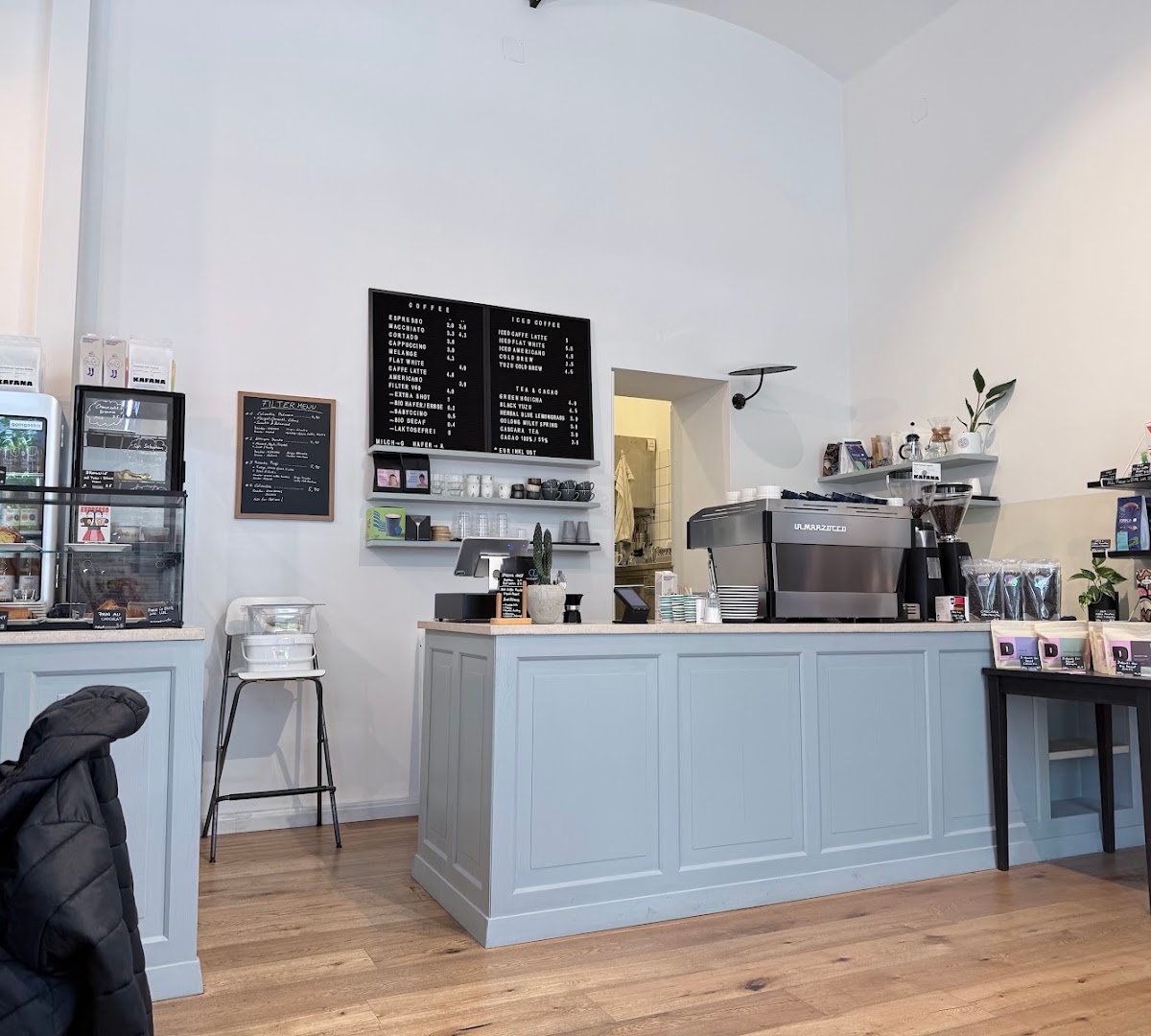 Interior of Kafana | Coffee & Roastery, specialty coffee shop in Vienna