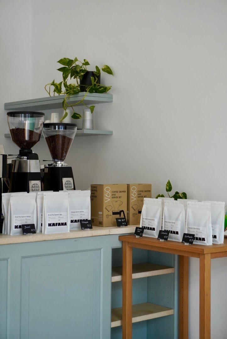Interior of Kafana | Coffee & Roastery, specialty coffee shop in Vienna