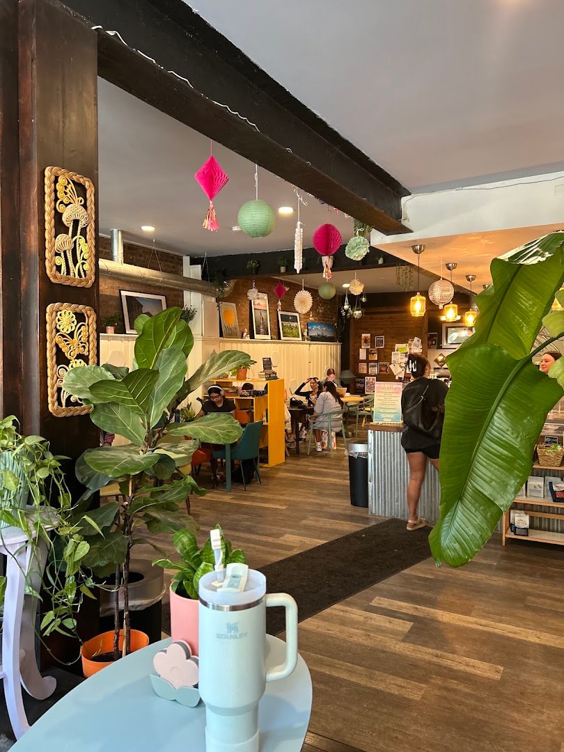 Interior of Roasted Tremont, specialty coffee shop in Cleveland