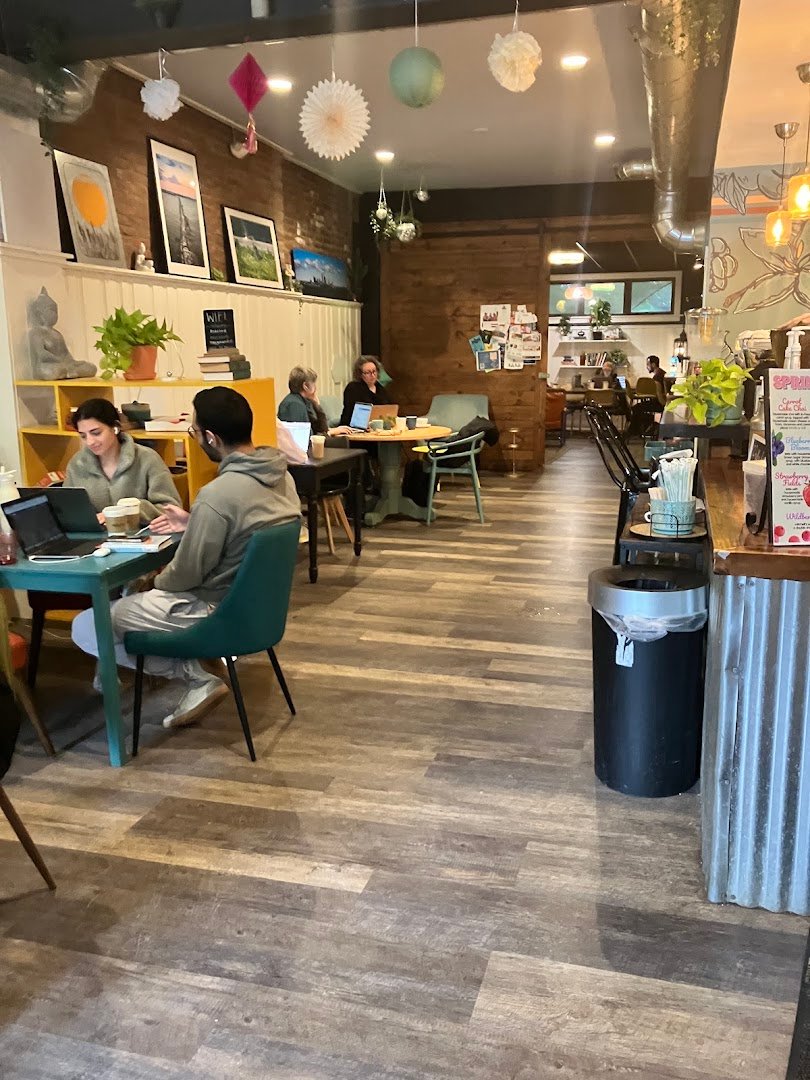 Interior of Roasted Tremont, specialty coffee shop in Cleveland