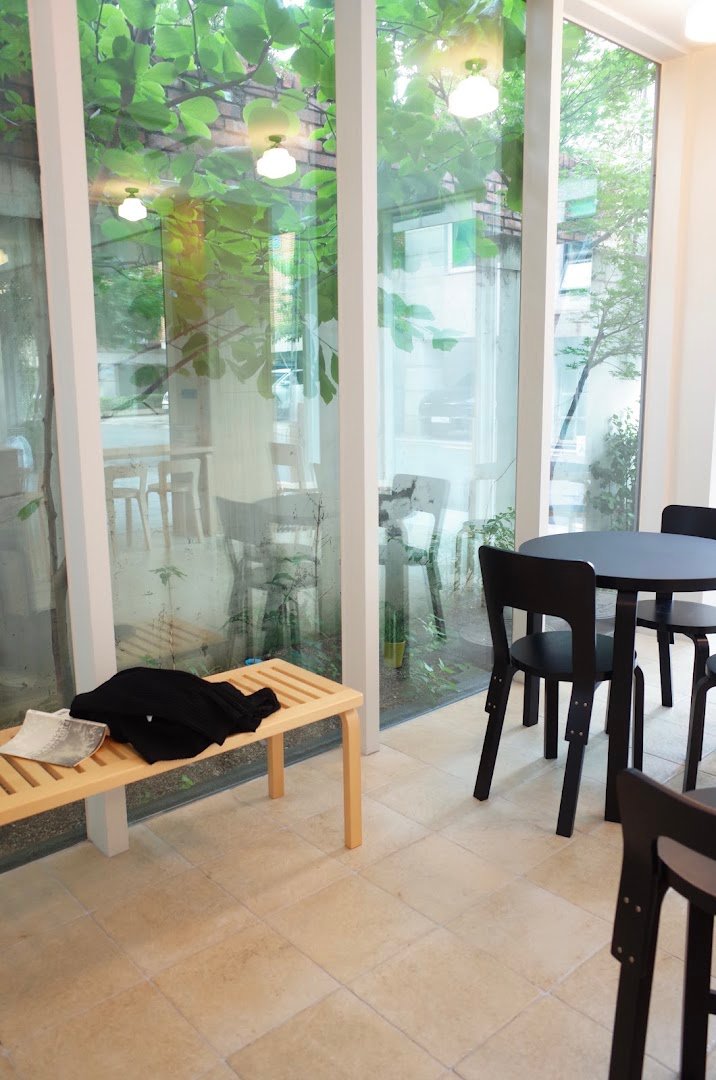 Interior of Hwandae, specialty coffee shop in Seoul