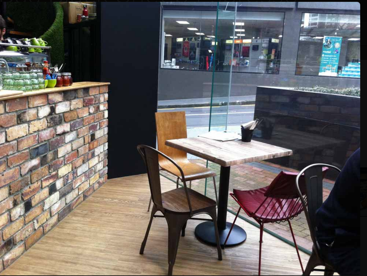 Interior of Baa Baa Black Sheep Espresso, specialty coffee shop in Auckland