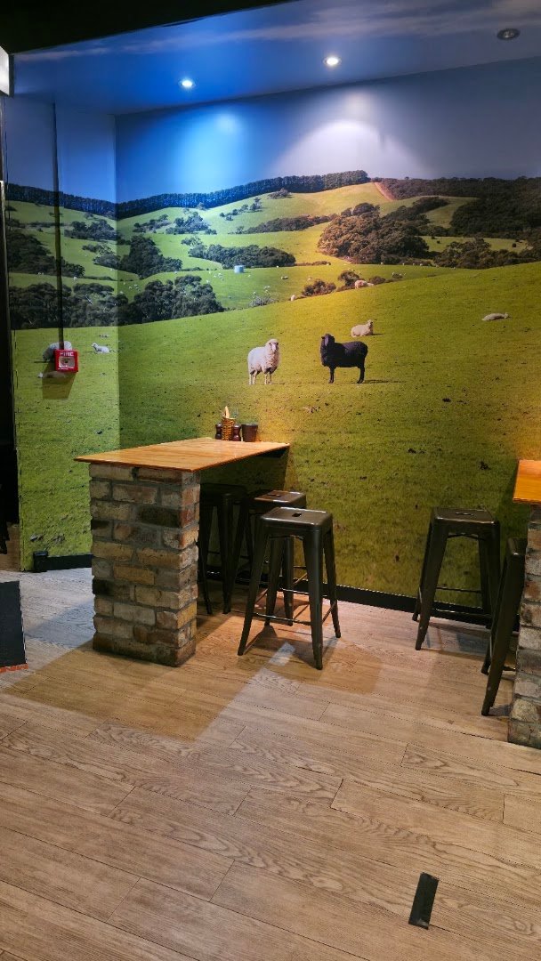 Interior of Baa Baa Black Sheep Espresso, specialty coffee shop in Auckland