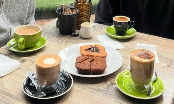 Coffee at Baa Baa Black Sheep Espresso, specialty coffee shop in Auckland