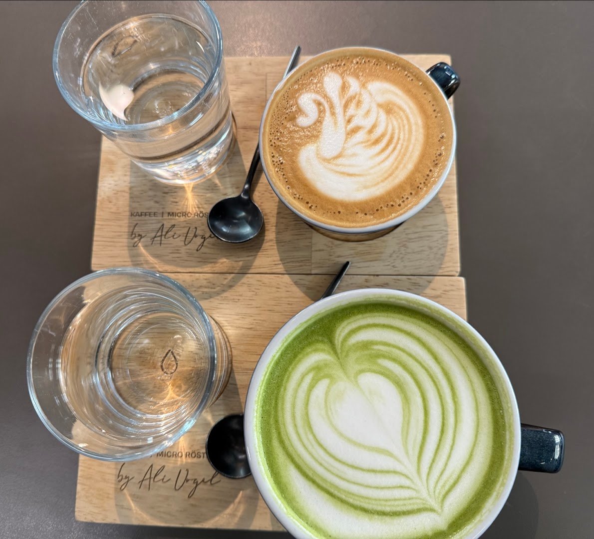 Coffee at Vogel Kaffee, specialty coffee shop in Vienna
