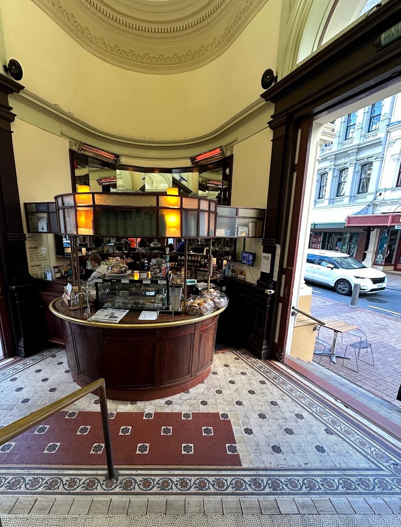 Interior of Mojo, specialty coffee shop in Wellington