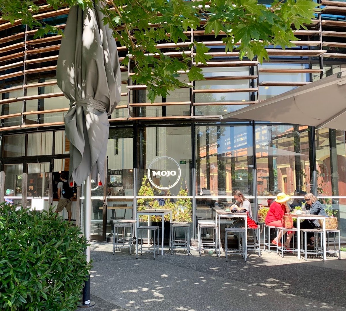 Storefront of Mojo, specialty coffee shop in Wellington