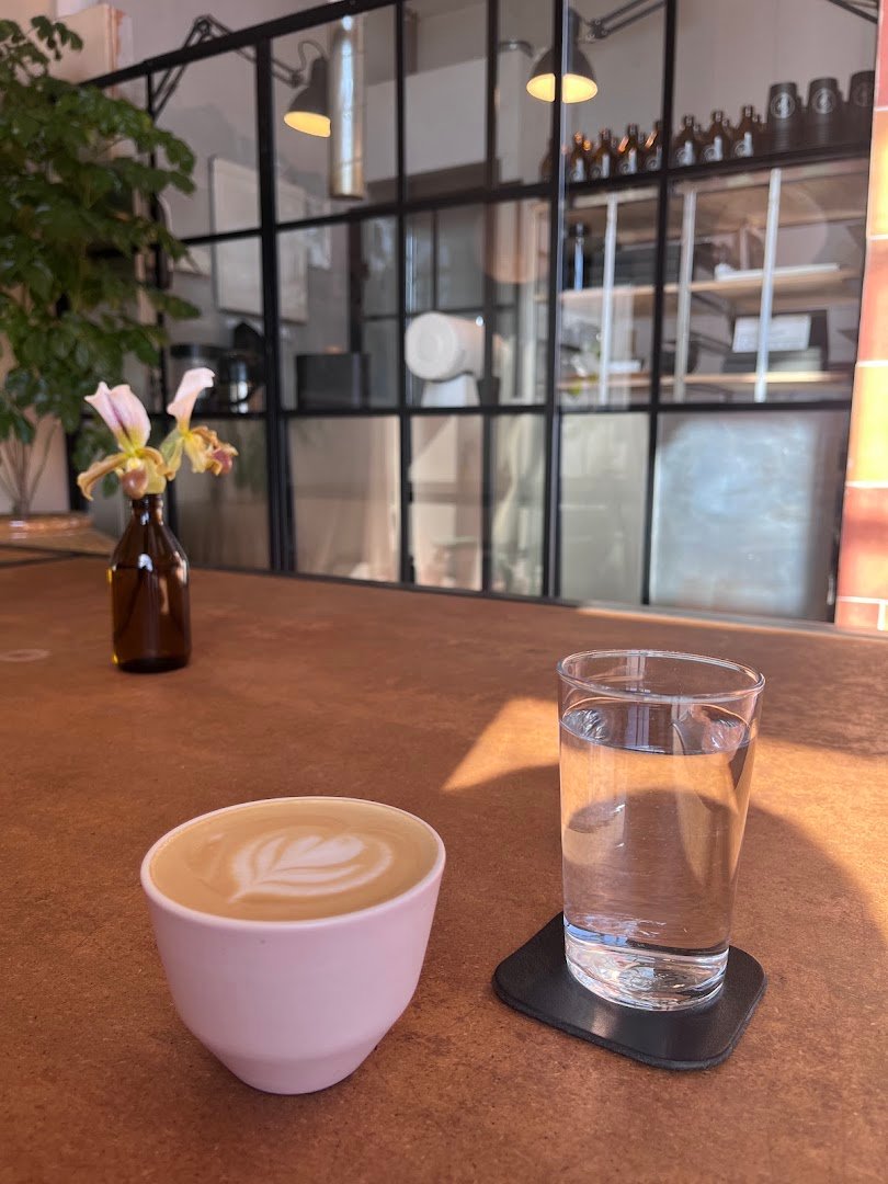 Coffee at Standout Coffee Frihamnen, specialty coffee shop in Stockholm