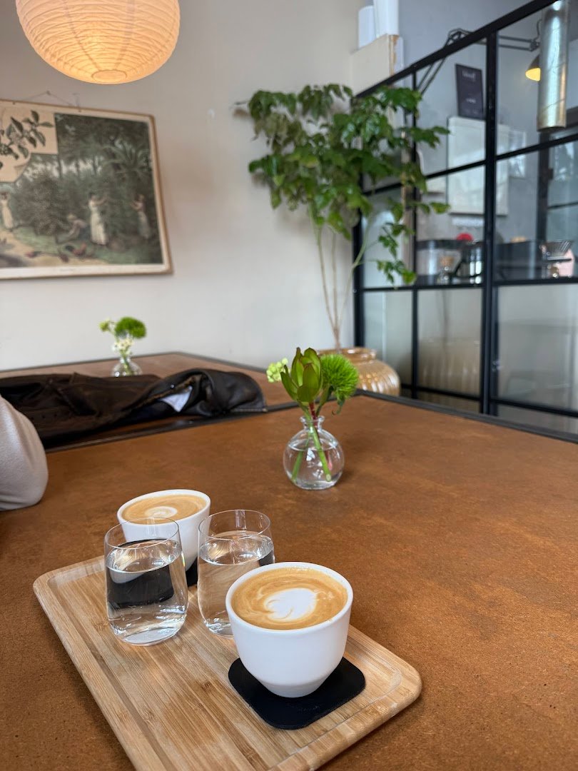 Interior of Standout Coffee Frihamnen, specialty coffee shop in Stockholm