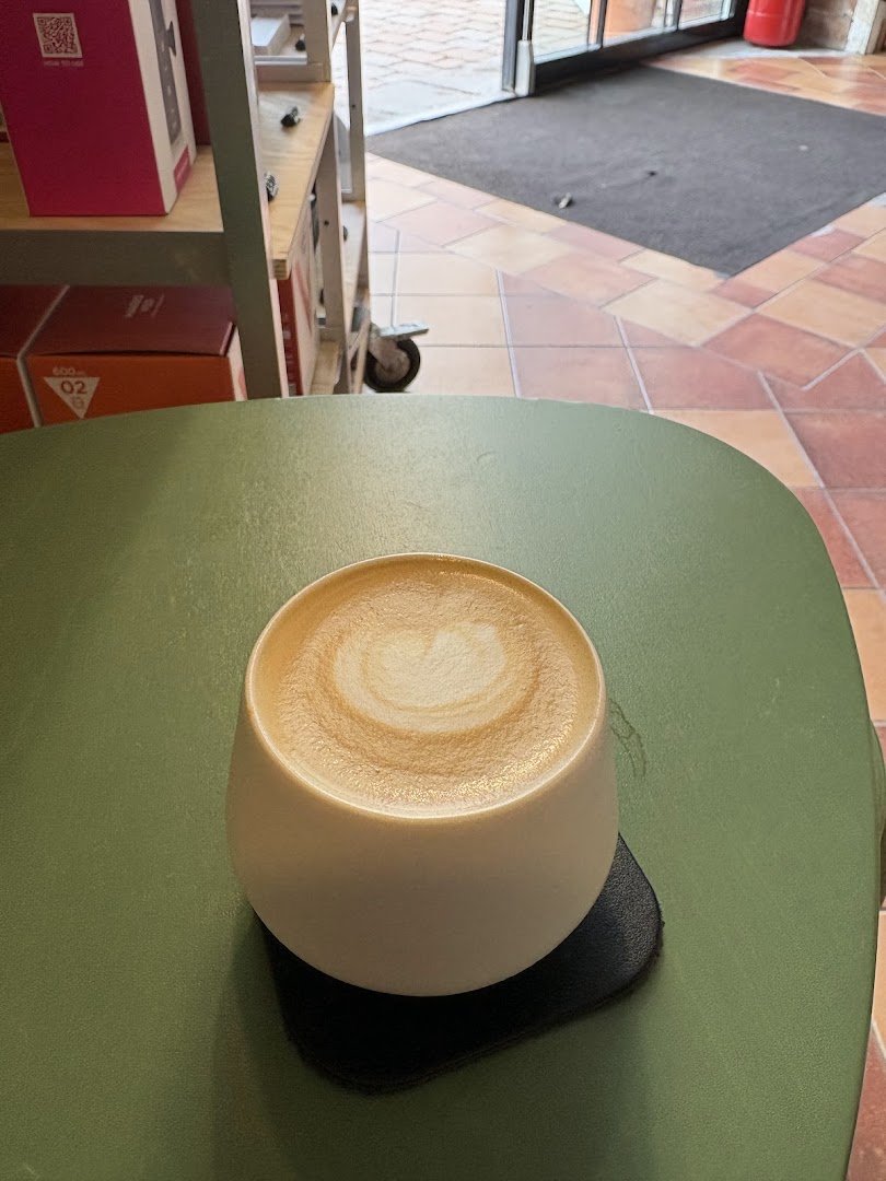 Coffee at Standout Coffee Frihamnen, specialty coffee shop in Stockholm