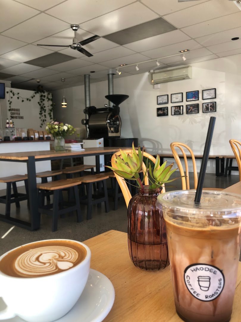 Interior of Haodee Coffee, specialty coffee shop in Auckland