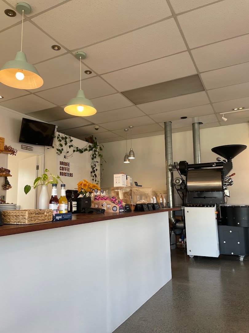Interior of Haodee Coffee, specialty coffee shop in Auckland