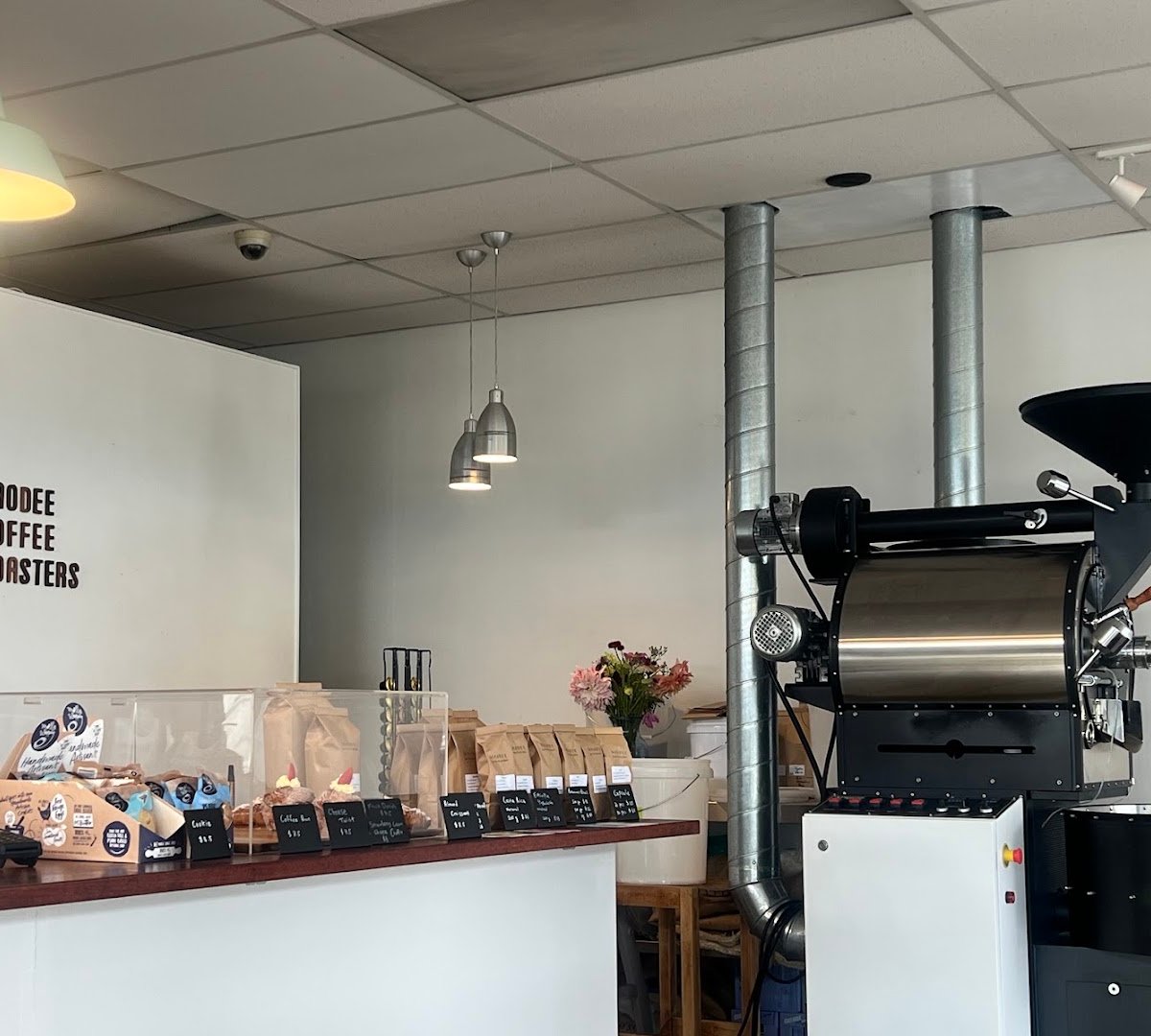 Interior of Haodee Coffee, specialty coffee shop in Auckland