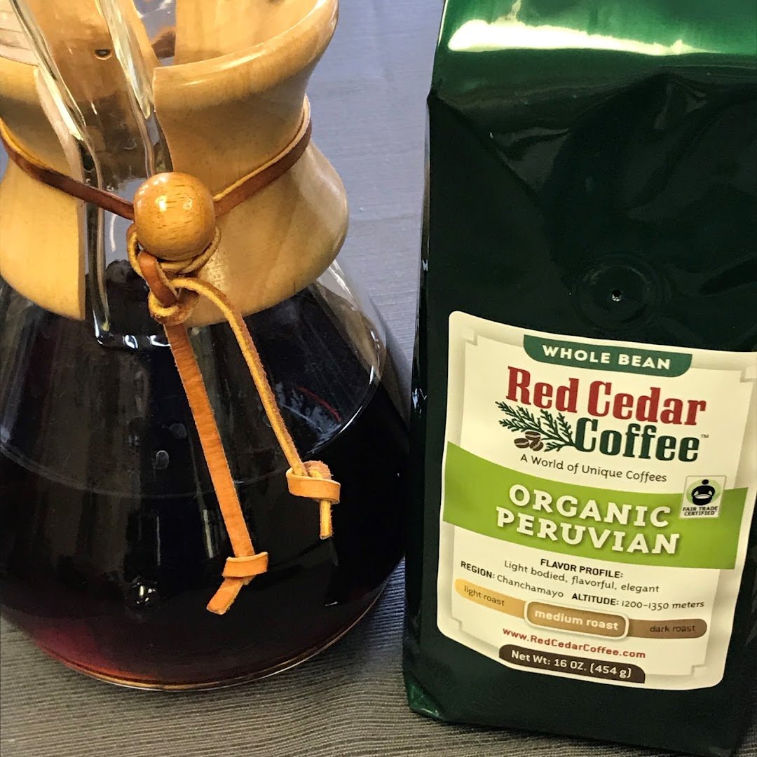 Coffee at Red Cedar Coffee Co, specialty coffee shop in Cleveland