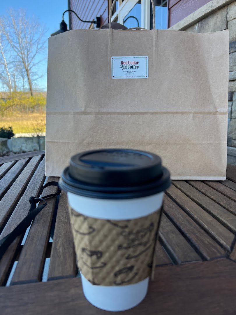 Coffee at Red Cedar Coffee Co, specialty coffee shop in Cleveland