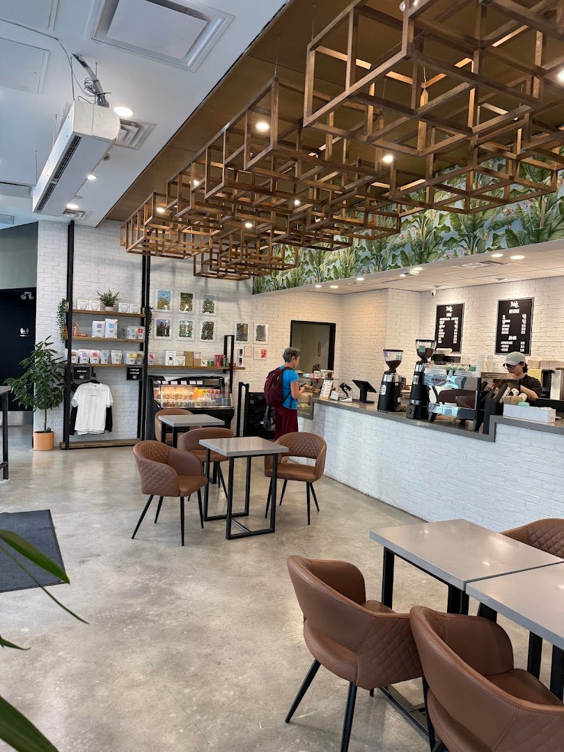Interior of Hale Coffee Company, specialty coffee shop in Toronto