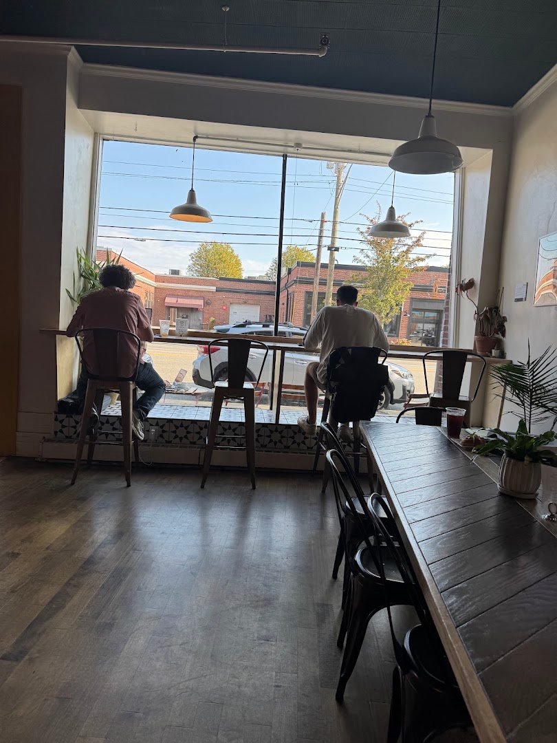 Interior of The Proper Cup, specialty coffee shop in Portland