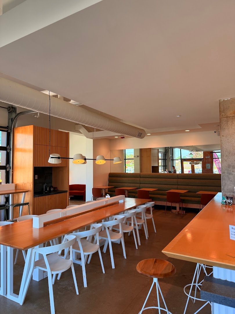 Interior of Night Swim Coffee Brevard, specialty coffee shop in Charlotte