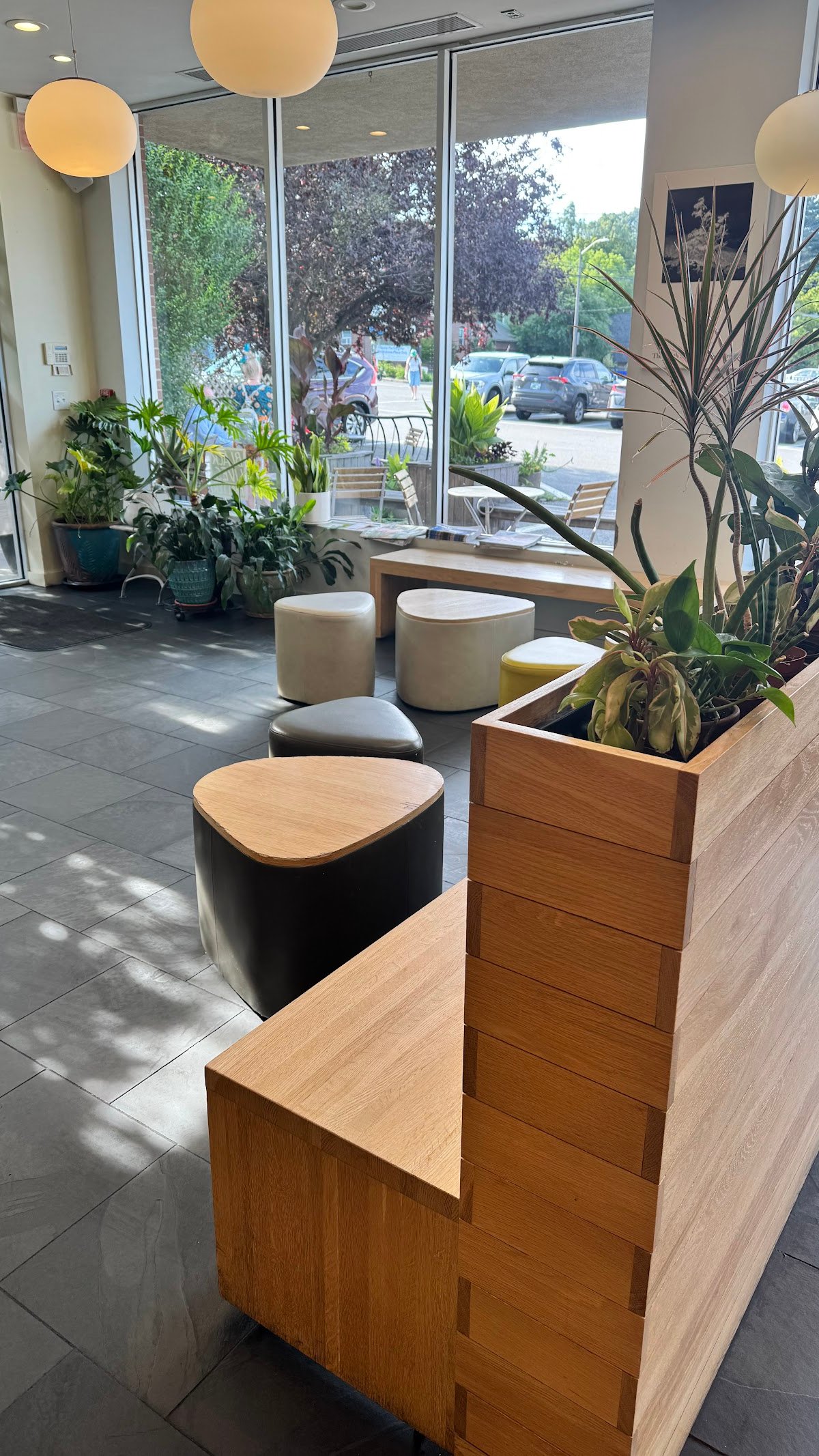 Interior of Wildflour Bakery and Cafe, specialty coffee shop in Providence