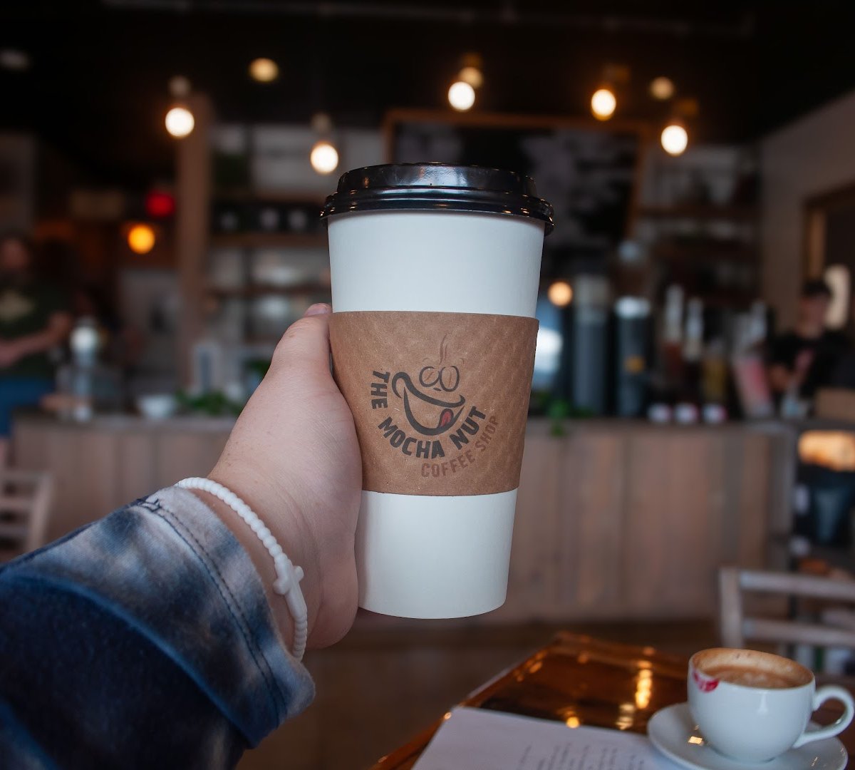 Coffee at Anecdote Coffee, specialty coffee shop in Indianapolis