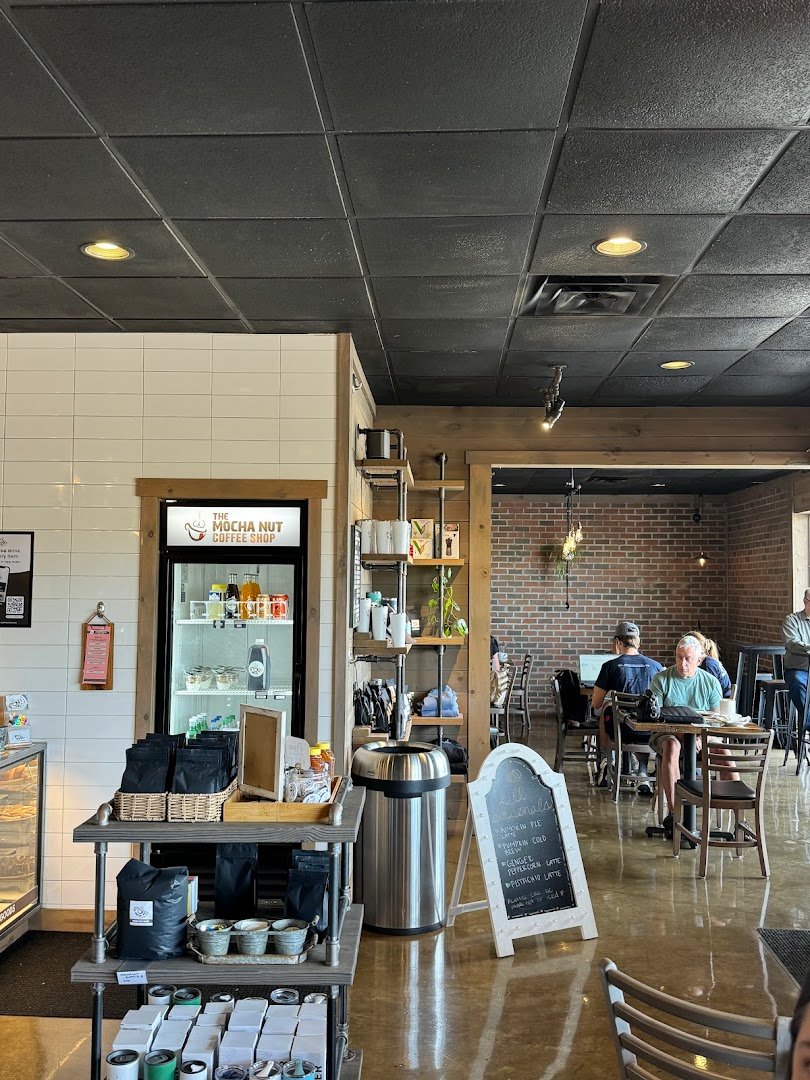 Interior of Anecdote Coffee, specialty coffee shop in Indianapolis