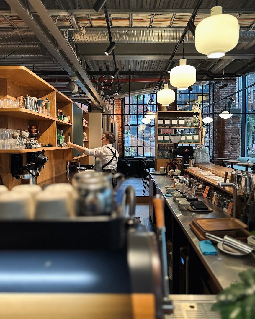 Interior of Solberg & Hansen Concept Store, specialty coffee shop in Oslo