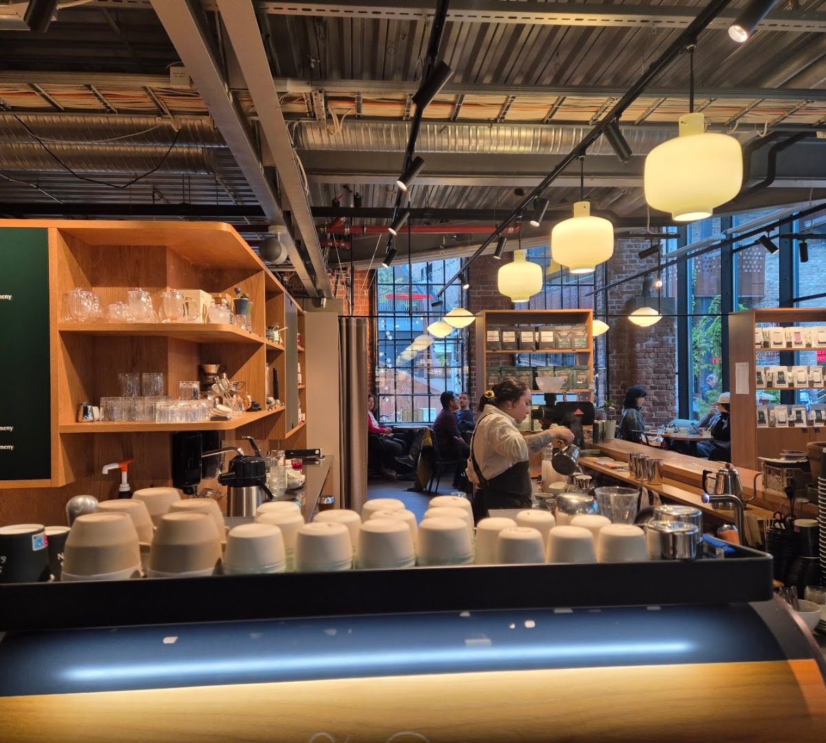Interior of Solberg & Hansen Concept Store, specialty coffee shop in Oslo