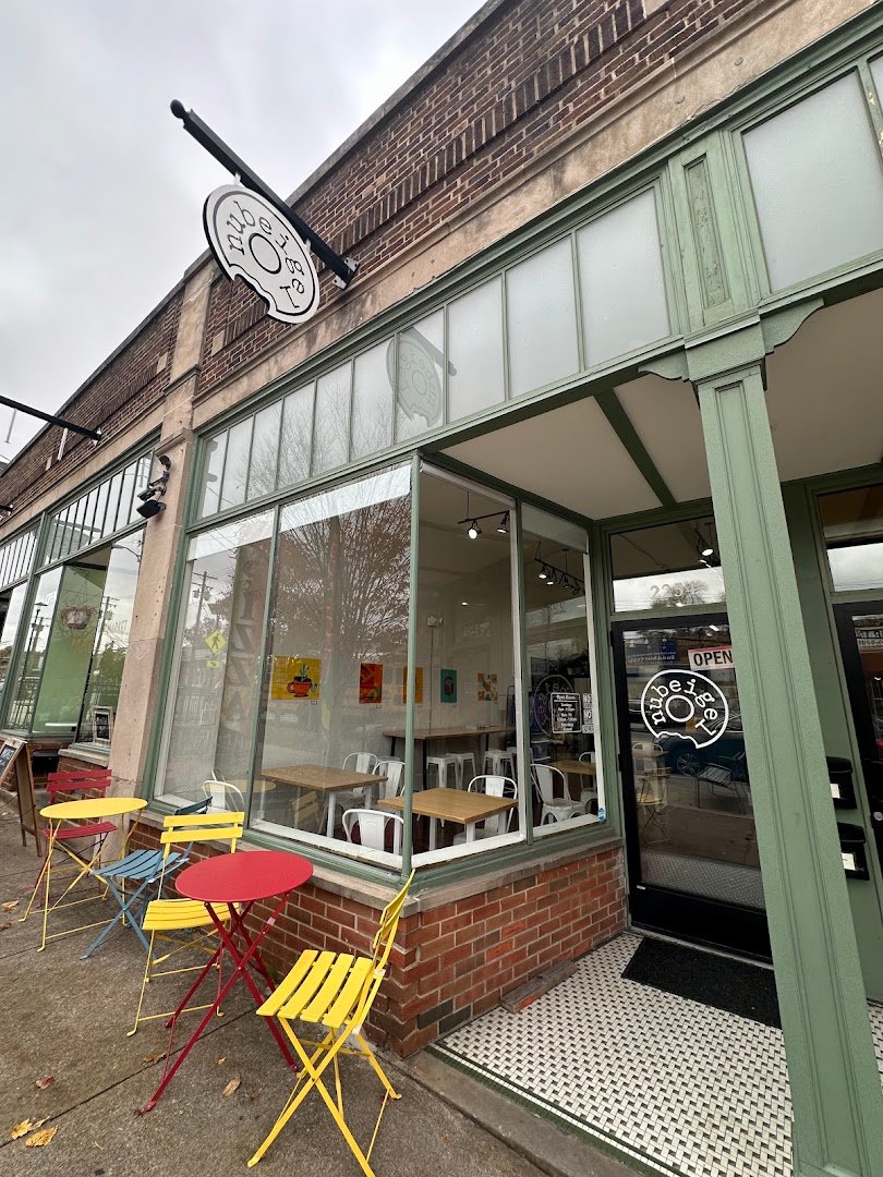 Storefront of Nubeigel, specialty coffee shop in Cleveland