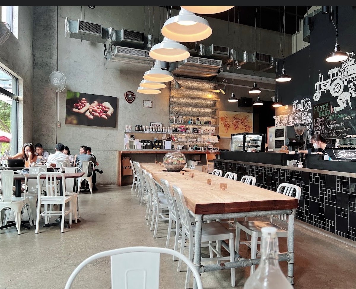 Interior of Toby's Estate Coffee Roasters Singapore, specialty coffee shop in Singapore