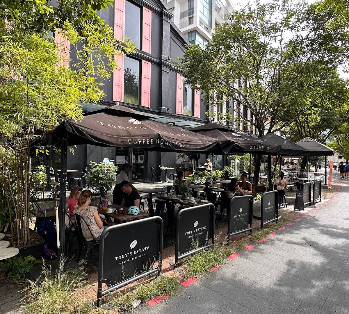 Storefront of Toby's Estate Coffee Roasters Singapore, specialty coffee shop in Singapore