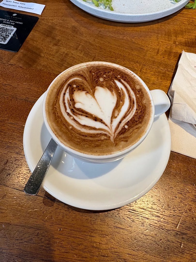 Coffee at Toby's Estate Coffee Roasters Singapore, specialty coffee shop in Singapore